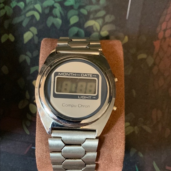 Silver Digital Watch